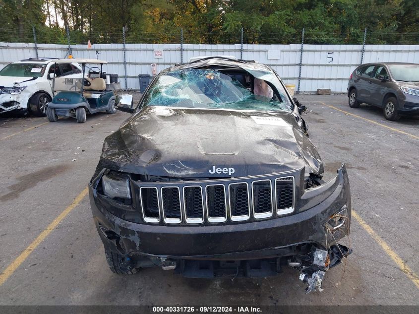 2014 Jeep Grand Cherokee Overland VIN: 1C4RJFCG3EC190656 Lot: 40331726