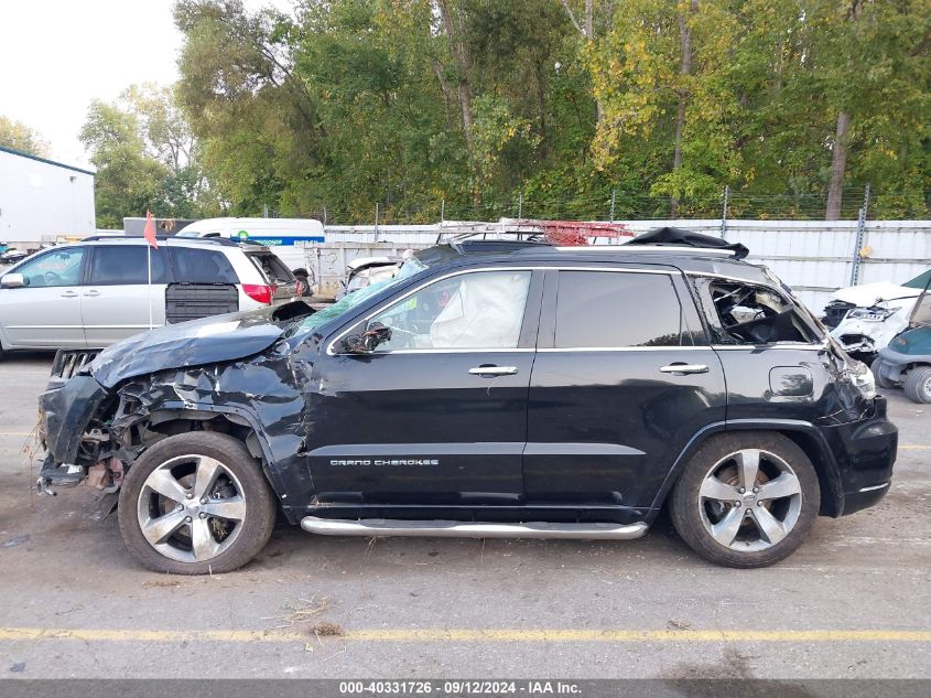 2014 Jeep Grand Cherokee Overland VIN: 1C4RJFCG3EC190656 Lot: 40331726