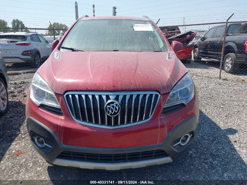 2013 Buick Encore Leather VIN: KL4CJCSB5DB157893 Lot: 40331741