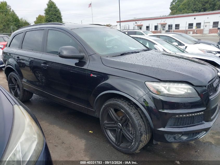 2015 Audi Q7 3.0T S Line Prestige VIN: WA1DGAFE9FD027022 Lot: 40331783