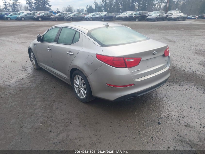 Vin: 5xxgm4a71eg303073, lot: 40820301, kia optima lx 20143