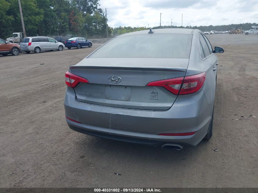 2015 Hyundai Sonata Se VIN: 5NPE24AF2FH149225 Lot: 40331802