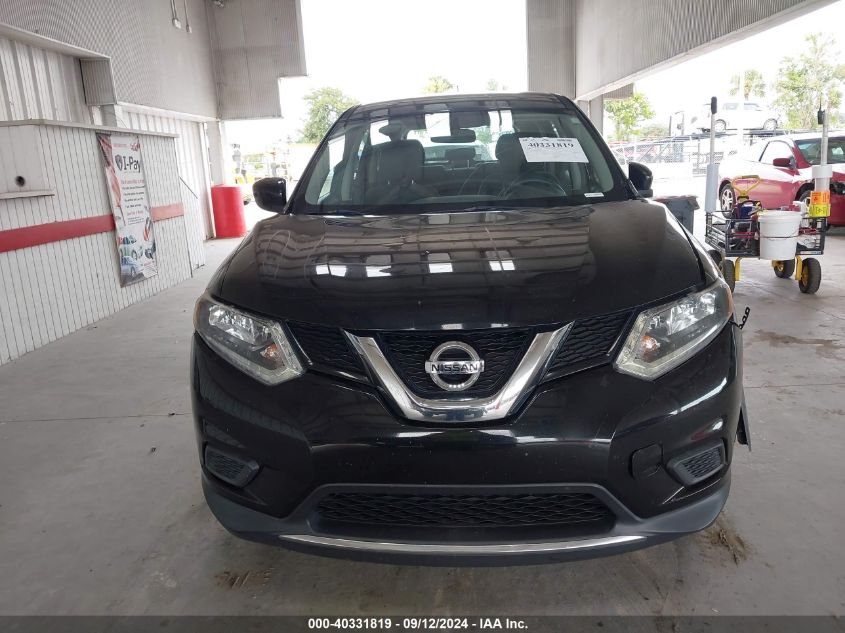 2016 Nissan Rogue S/Sl/Sv VIN: JN8AT2MT8GW006197 Lot: 40331819