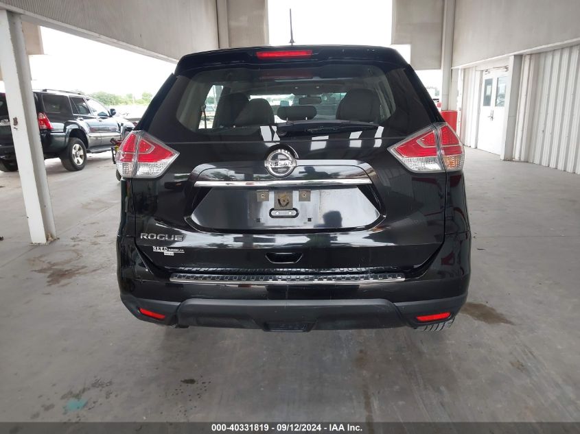 2016 Nissan Rogue S/Sl/Sv VIN: JN8AT2MT8GW006197 Lot: 40331819