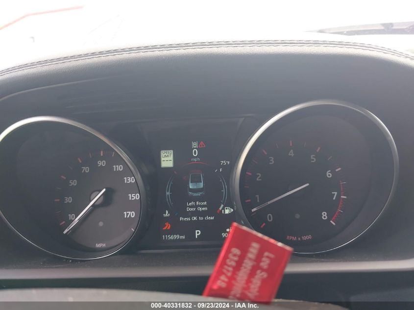 2016 Land Rover Range Rover Sport 5.0L V8 Supercharged/5.0L V8 Supercharged Dynamic VIN: SALWR2EFXGA576636 Lot: 40331832