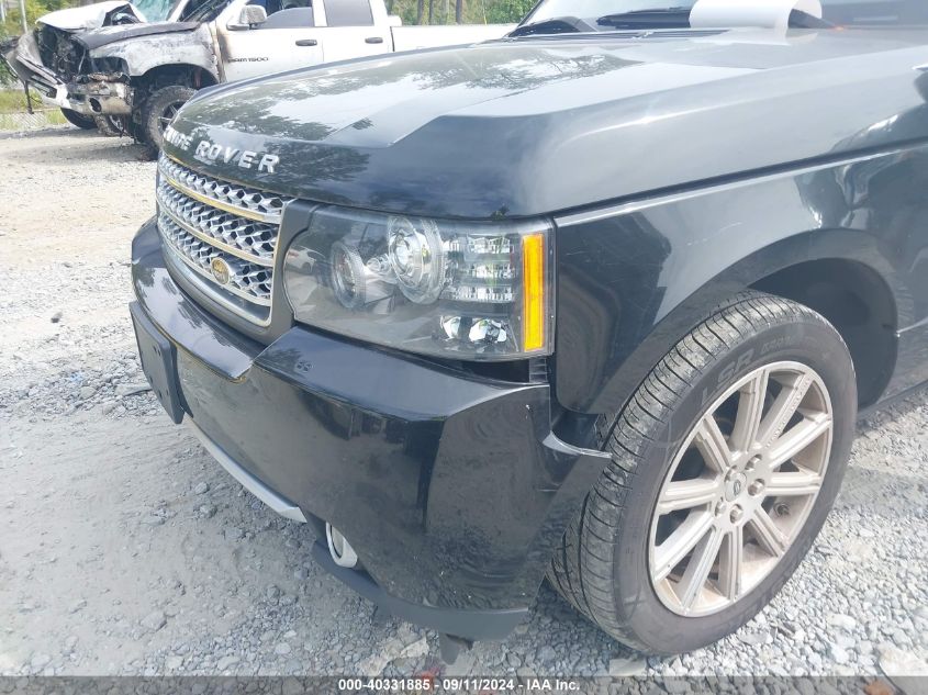 2011 Land Rover Range Rover Supercharged VIN: SALMF1E47BA354217 Lot: 40331885