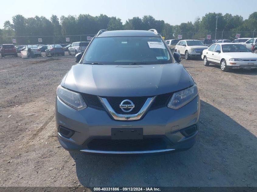 2015 Nissan Rogue Sv VIN: KNMAT2MV5FP591892 Lot: 40331886