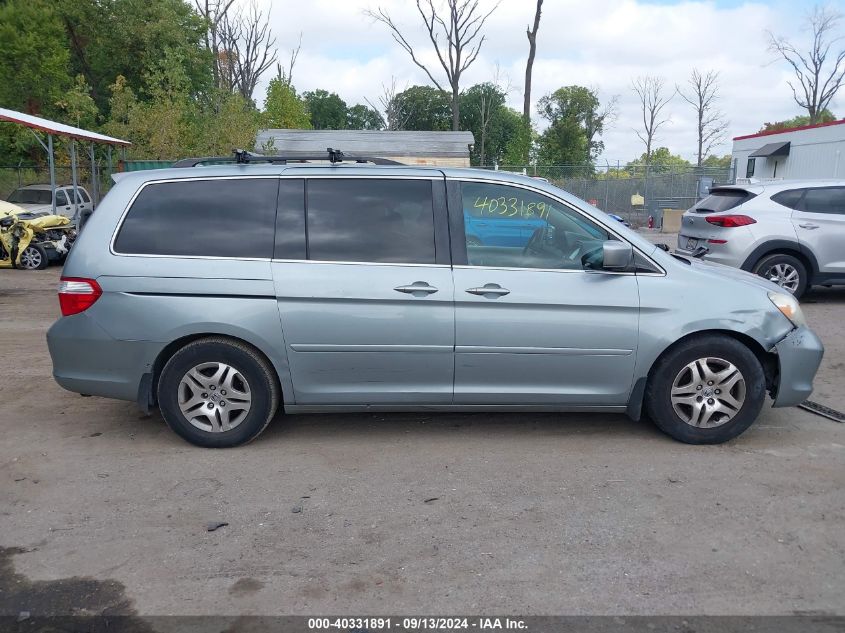 2007 Honda Odyssey Touring VIN: 5FNRL38897B011259 Lot: 40331891