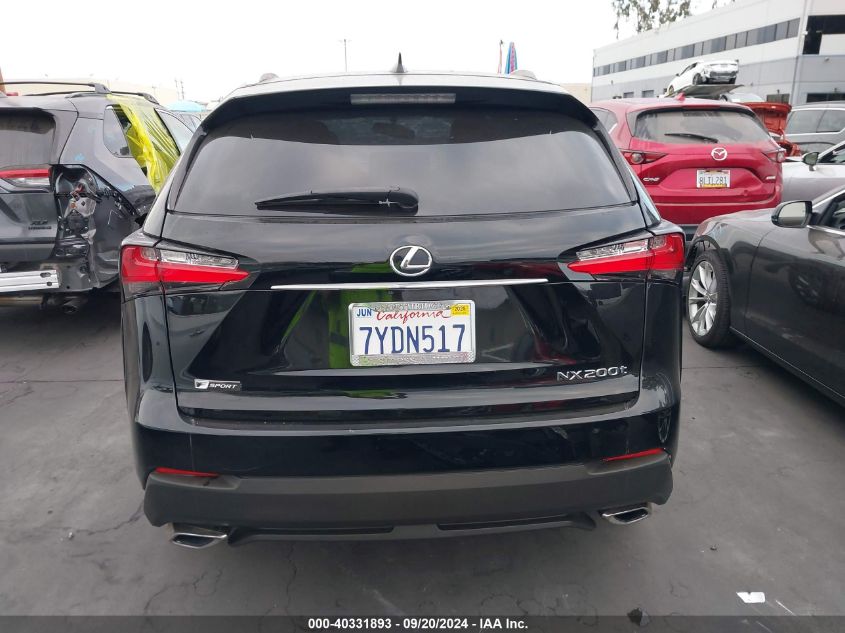 JTJYARBZ4H2071361 2017 Lexus Nx 200T F Sport