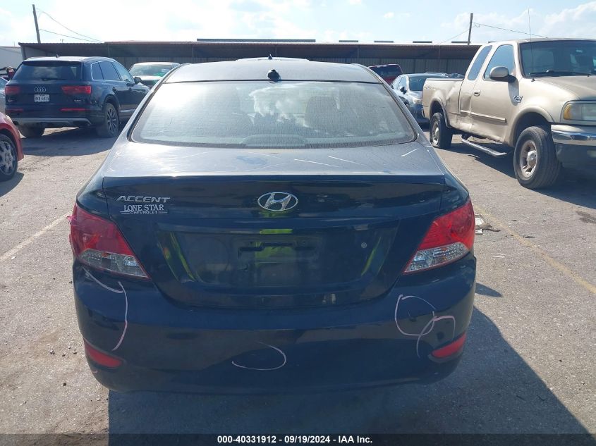 2012 Hyundai Accent Gls VIN: KMHCU4AE1CU263450 Lot: 40331912