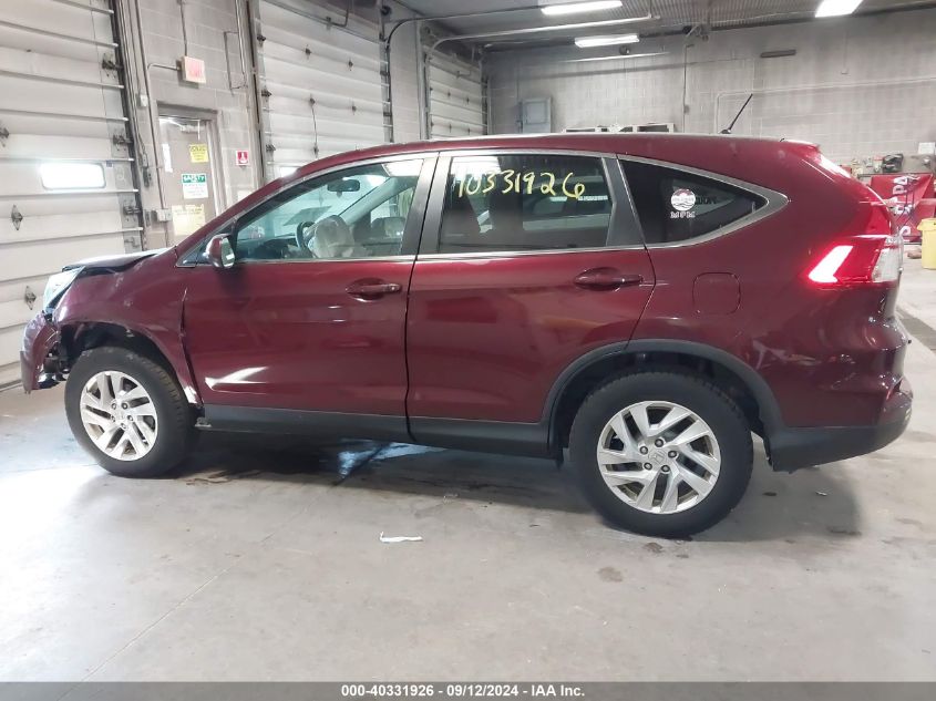 2015 Honda Cr-V Ex VIN: 5J6RM4H55FL018692 Lot: 40331926