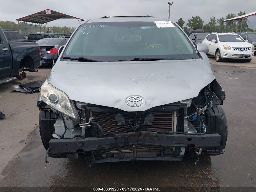 5TDYK3DC7DS319627 2013 Toyota Sienna Xle V6 8 Passenger