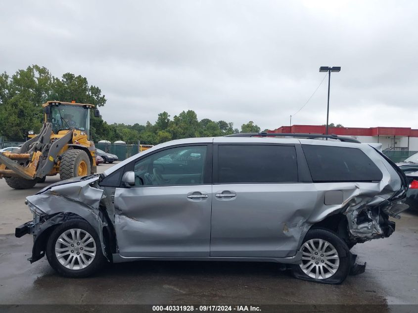 2013 Toyota Sienna Xle V6 8 Passenger VIN: 5TDYK3DC7DS319627 Lot: 40331928