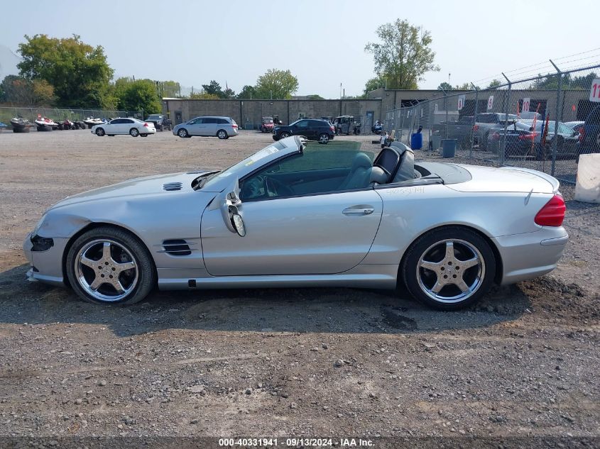 2003 Mercedes-Benz Sl 500 VIN: WDBSK75F23F020761 Lot: 40331941