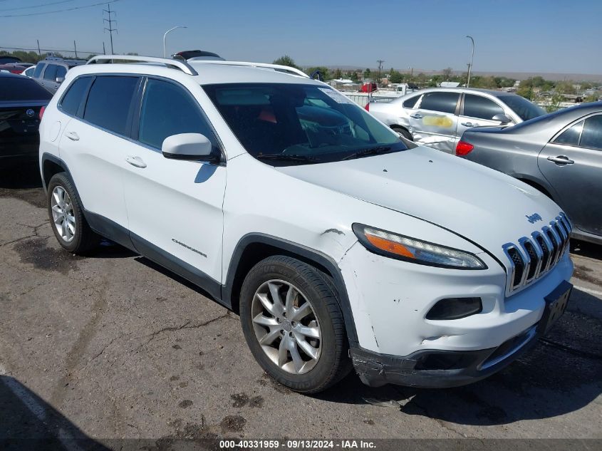 2016 Jeep Cherokee Limited VIN: 1C4PJLDB7GW200096 Lot: 40331959