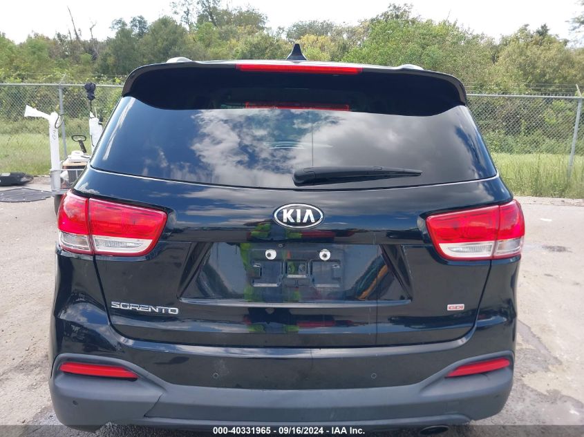 2017 Kia Sorento 2.4L Lx VIN: 5XYPG4A39HG204778 Lot: 40331965