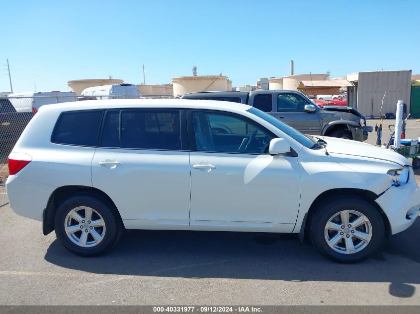 2010 Toyota Highlander Base V6 VIN: JTEZK3EHXA2099638 Lot: 40331977