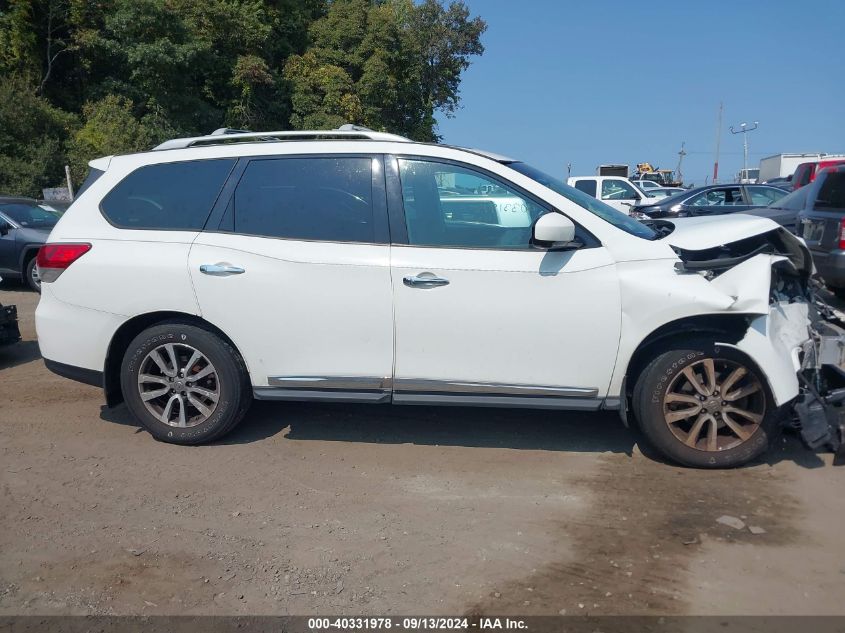 2015 Nissan Pathfinder Sl VIN: 5N1AR2MM8FC658705 Lot: 40331978