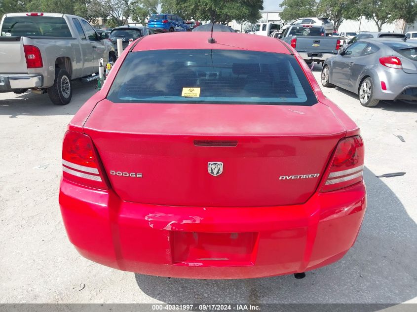 1B3LC46B99N518713 2009 Dodge Avenger Se/Sxt