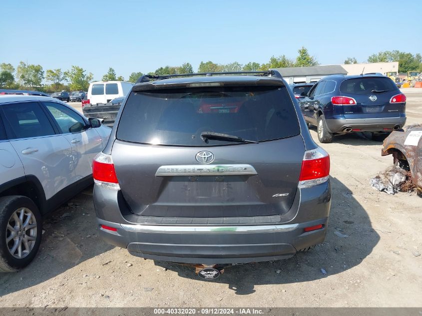 2011 Toyota Highlander Se V6 VIN: 5TDBK3EHXBS086498 Lot: 40332020