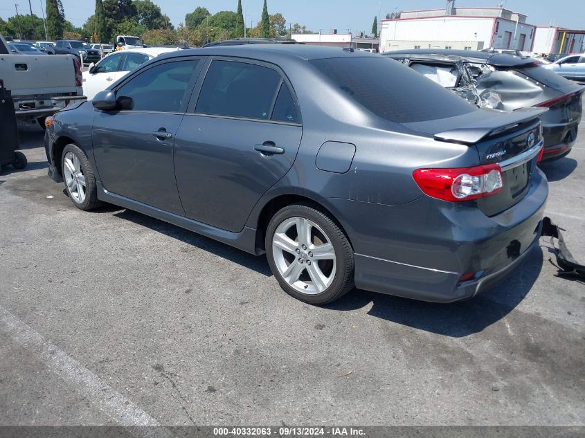 2013 Toyota Corolla S VIN: 5YFBU4EE6DP169640 Lot: 40332063