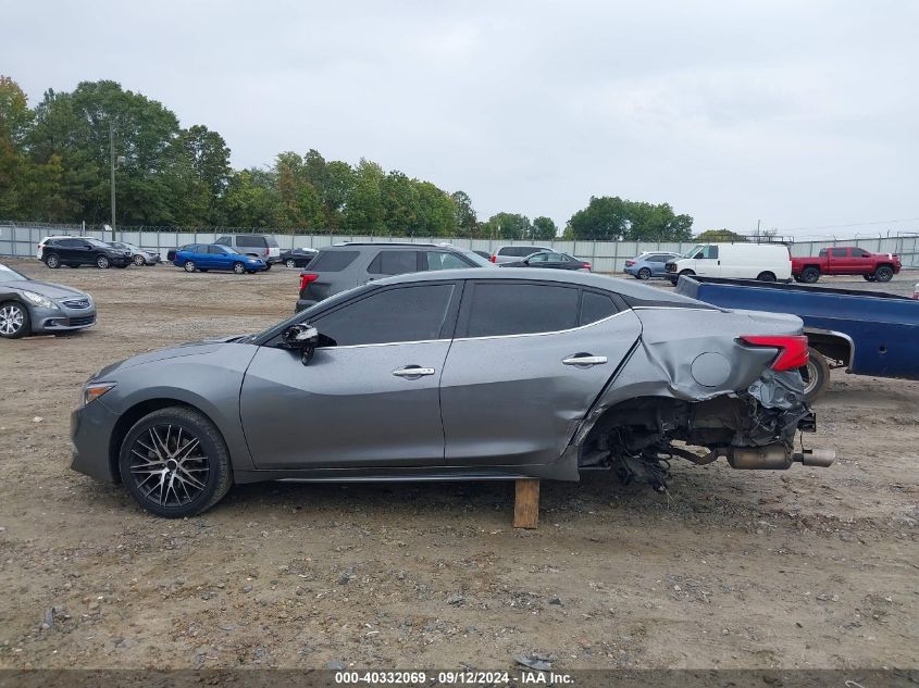 2018 Nissan Maxima 3.5 Sv VIN: 1N4AA6AP7JC392027 Lot: 40332069