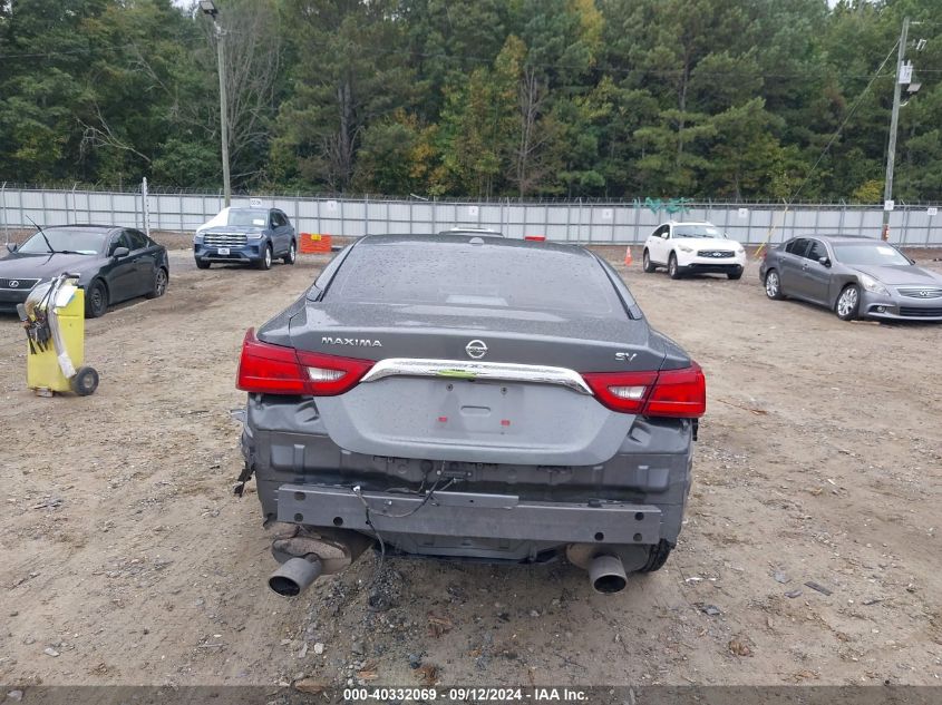 2018 Nissan Maxima 3.5 Sv VIN: 1N4AA6AP7JC392027 Lot: 40332069