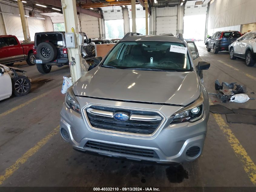 2018 Subaru Outback 2.5I VIN: 4S4BSAAC3J3252712 Lot: 40332110