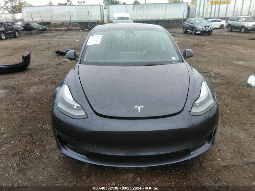 2023 Tesla Model 3 Rear-Wheel Drive VIN: 5YJ3E1EA1PF669489 Lot: 40332130