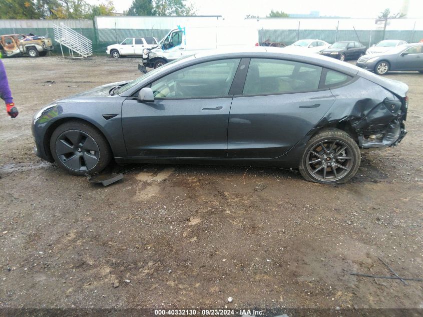 2023 Tesla Model 3 Rear-Wheel Drive VIN: 5YJ3E1EA1PF669489 Lot: 40332130