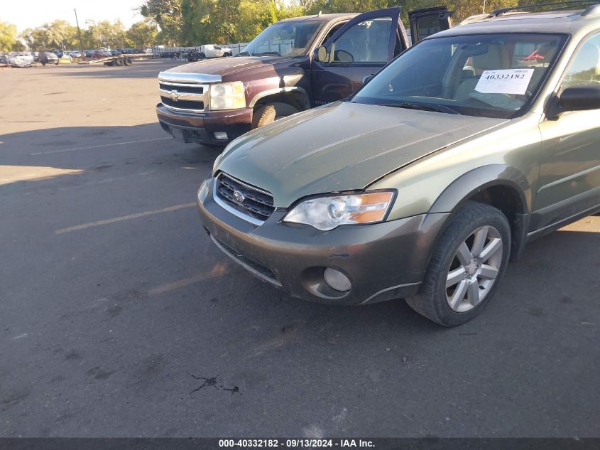 2006 Subaru Legacy Outback 2.5I VIN: 4S4BP61C867334076 Lot: 40332182