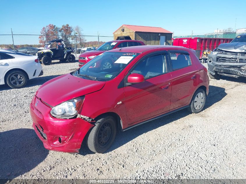 VIN ML32A3HJ4EH006996 2014 Mitsubishi Mirage, DE no.2