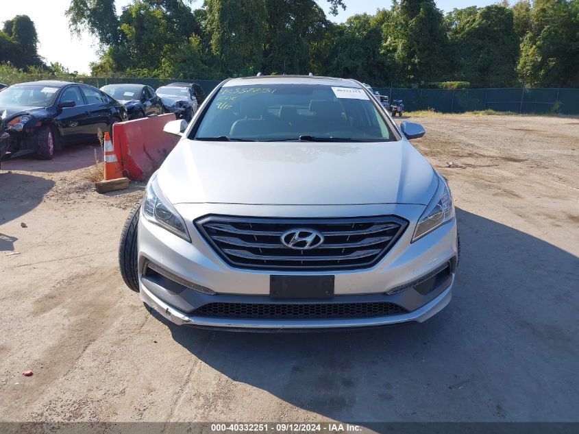 2017 Hyundai Sonata Sport VIN: 5NPE34AF5HH537906 Lot: 40332251