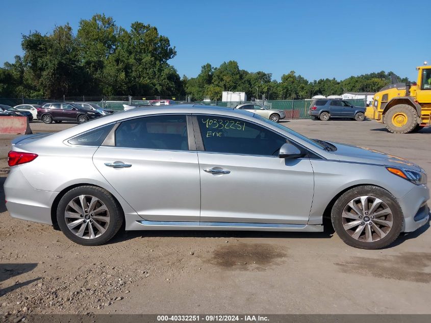 2017 Hyundai Sonata Sport VIN: 5NPE34AF5HH537906 Lot: 40332251