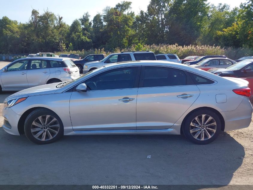 2017 HYUNDAI SONATA SPORT - 5NPE34AF5HH537906