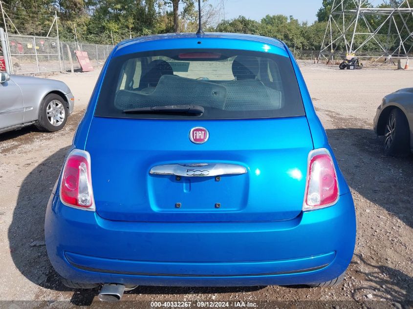 2015 Fiat 500 Pop VIN: 3C3CFFAR1FT695892 Lot: 40332267