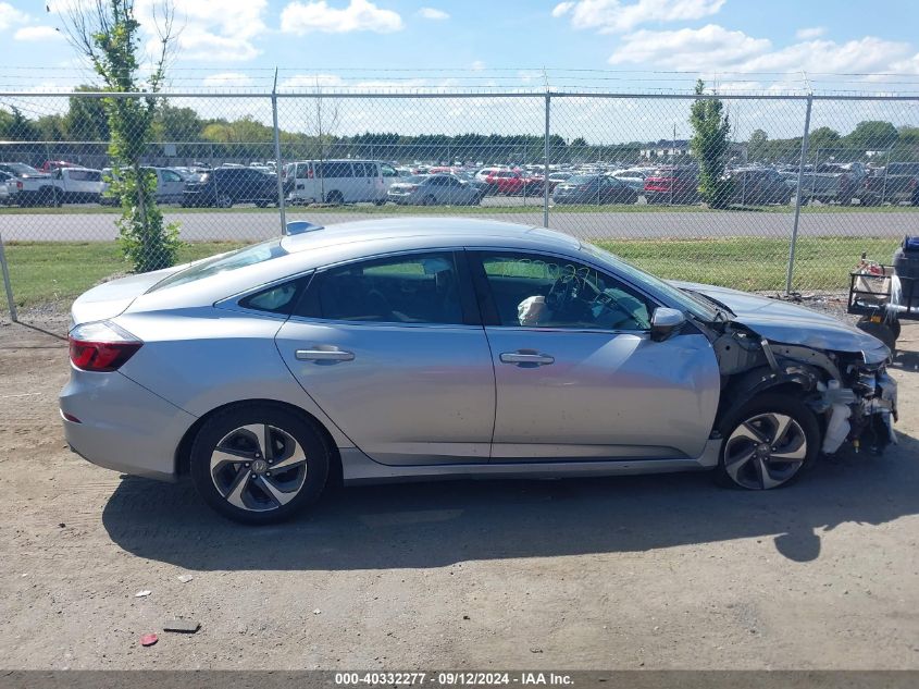 2019 Honda Insight Ex VIN: 19XZE4F55KE017552 Lot: 40332277