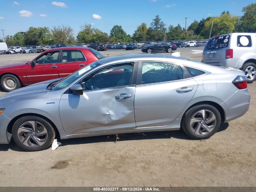 2019 Honda Insight Ex VIN: 19XZE4F55KE017552 Lot: 40332277