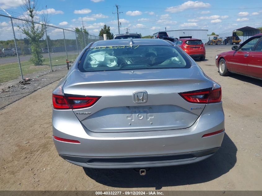 2019 Honda Insight Ex VIN: 19XZE4F55KE017552 Lot: 40332277