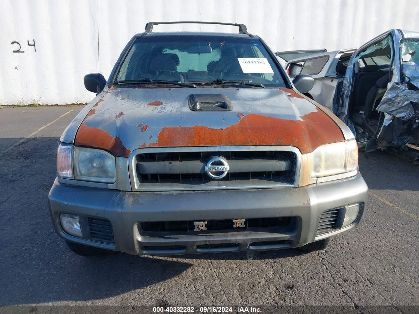 2001 Nissan Pathfinder Le/Se/Xe VIN: JN8DR09Y61W599456 Lot: 40332282