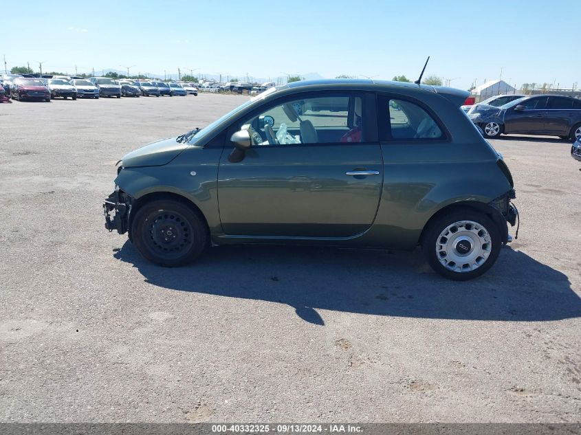 2013 Fiat 500 Pop VIN: 3C3CFFAR5DT531509 Lot: 40332325