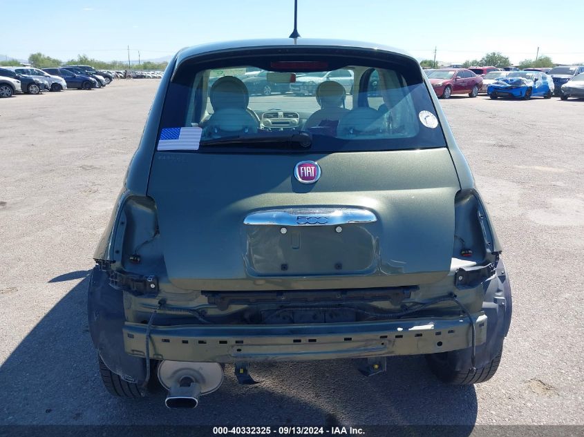 2013 Fiat 500 Pop VIN: 3C3CFFAR5DT531509 Lot: 40332325