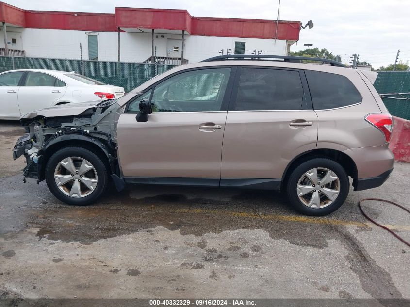 2014 Subaru Forester 2.5I Limited VIN: JF2SJAHC0EH498754 Lot: 40332329