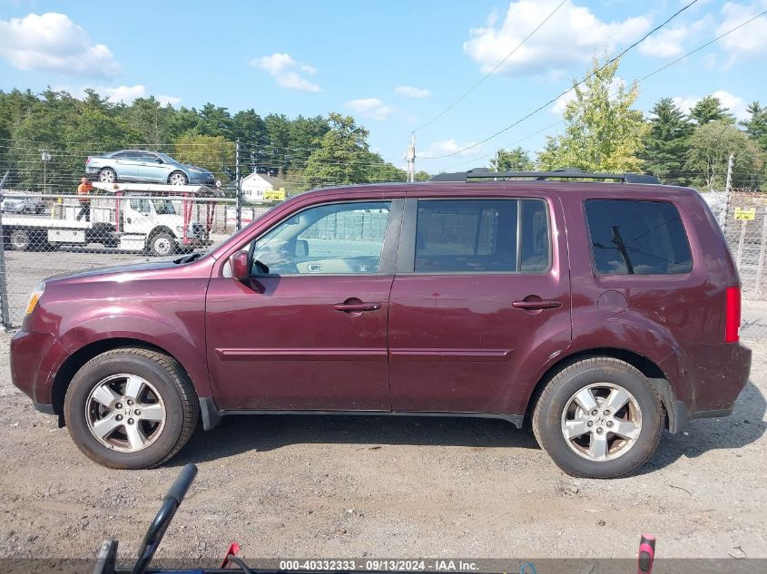 2011 Honda Pilot Ex-L VIN: 5FNYF4H57BB087831 Lot: 40332333