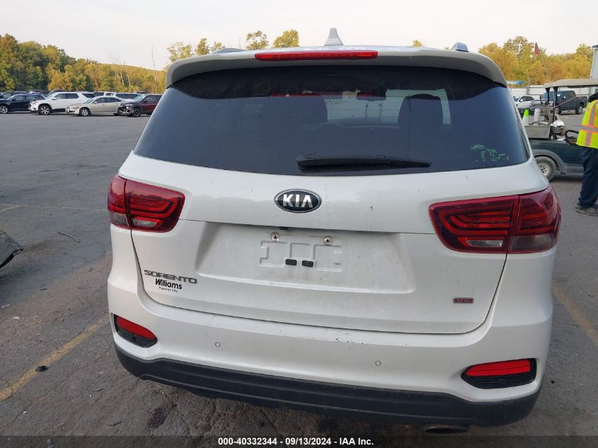 2019 Kia Sorento L/Lx VIN: 5XYPGDA32KG440101 Lot: 40332344