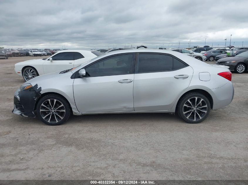 2017 Toyota Corolla Se VIN: 5YFBURHE0HP600651 Lot: 40332354