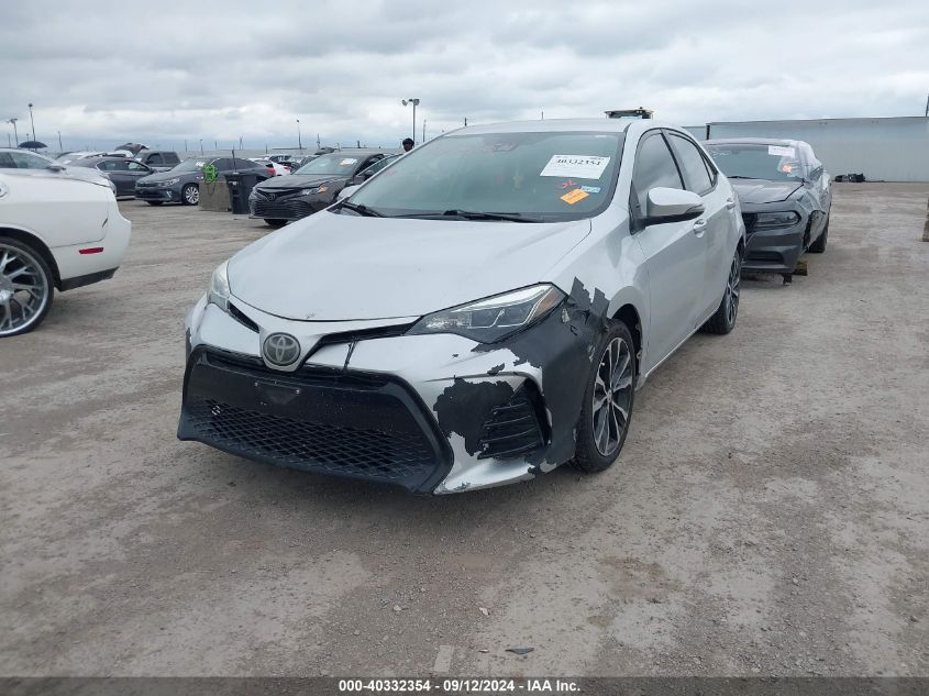 2017 Toyota Corolla Se VIN: 5YFBURHE0HP600651 Lot: 40332354