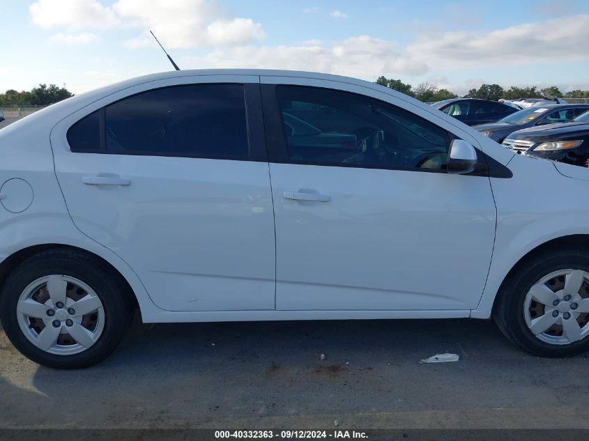 1G1JA5SH6D4258080 2013 Chevrolet Sonic Ls