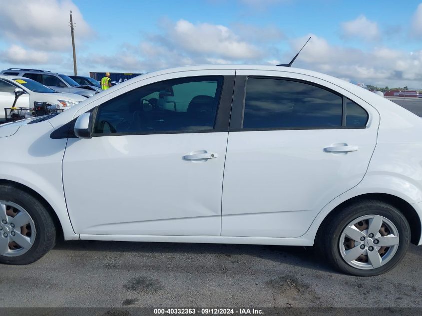 1G1JA5SH6D4258080 2013 Chevrolet Sonic Ls