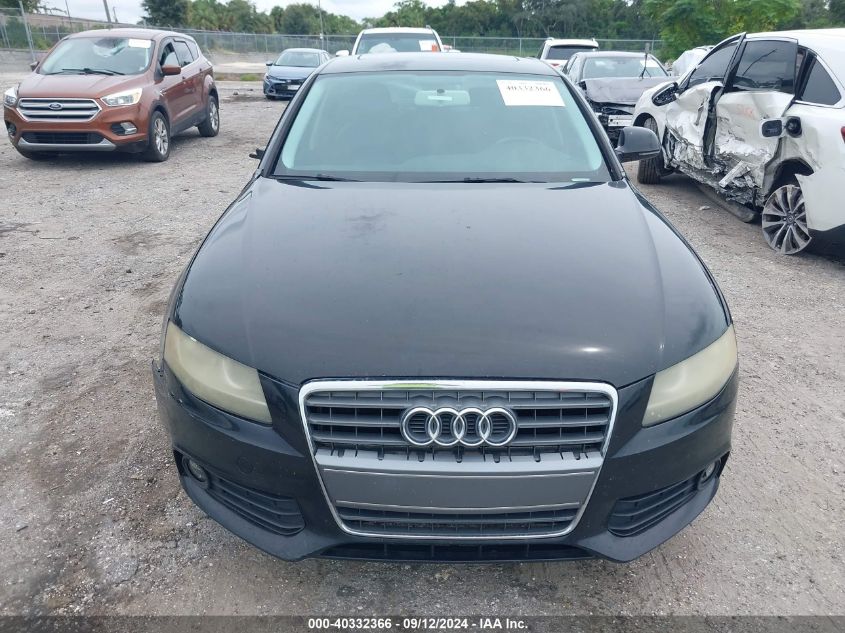 2009 Audi A4 2.0T Premium VIN: WAUJF78K39N057534 Lot: 40332366